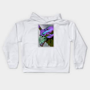 Neon Genisis Evangelion Unit 01 Kids Hoodie